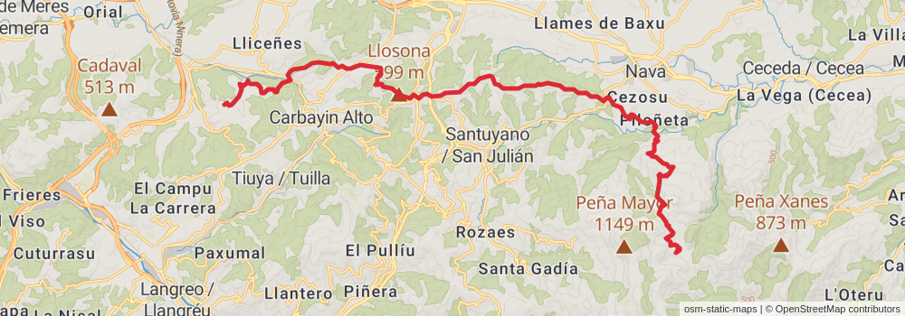 GR 105 Route of the Pilgrimages stage 3 Map