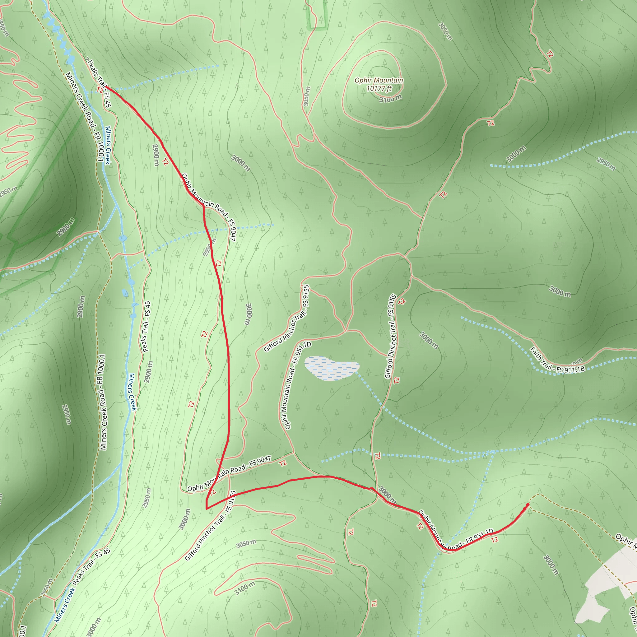 Robert Foote Trail mobile static map