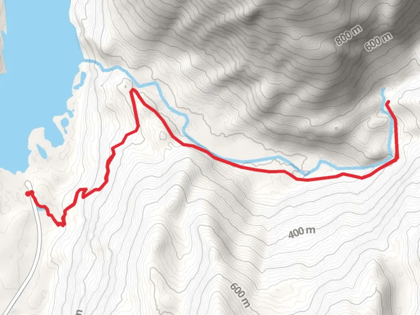 An image depicting the trail Nugget Creek Trail and its surrounding area.