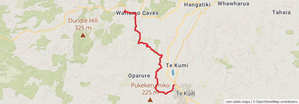 Te Araroa Trail stage 48 Map