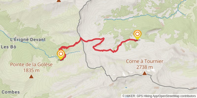 Tour des Dents Blanches stage 4 Map