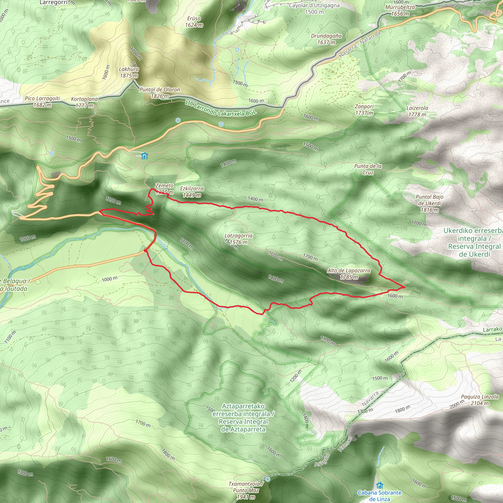 Larreria-Zemeto PR NA 203 mobile static map