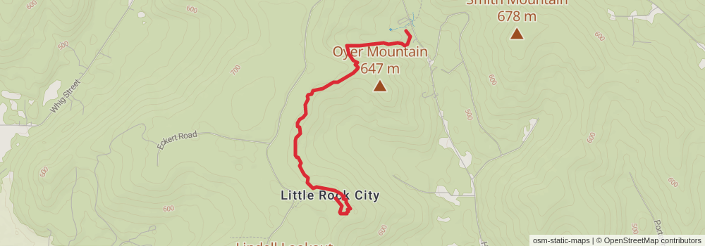 American Perimeter Trail - Northern Appalachian Primary stage 29 Map