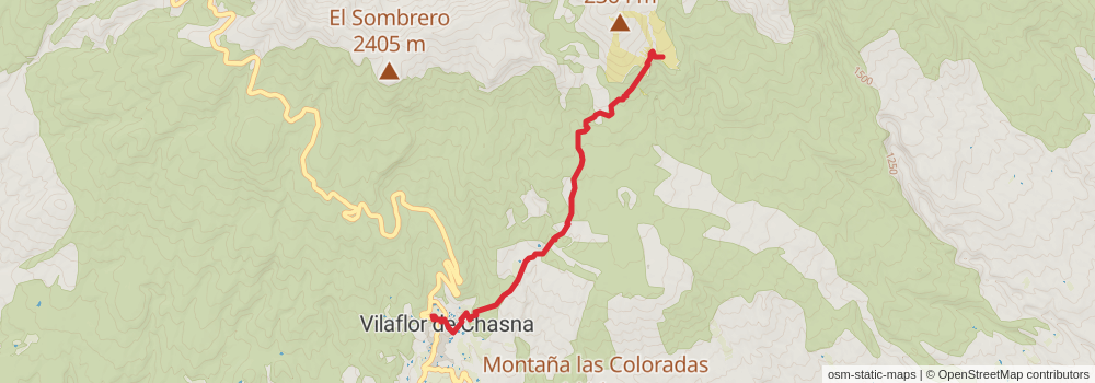GR 131 De Tenerife stage 5 Map