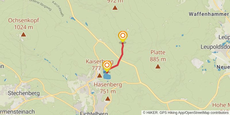 Fränkischer Gebirgsweg alt 8 Map