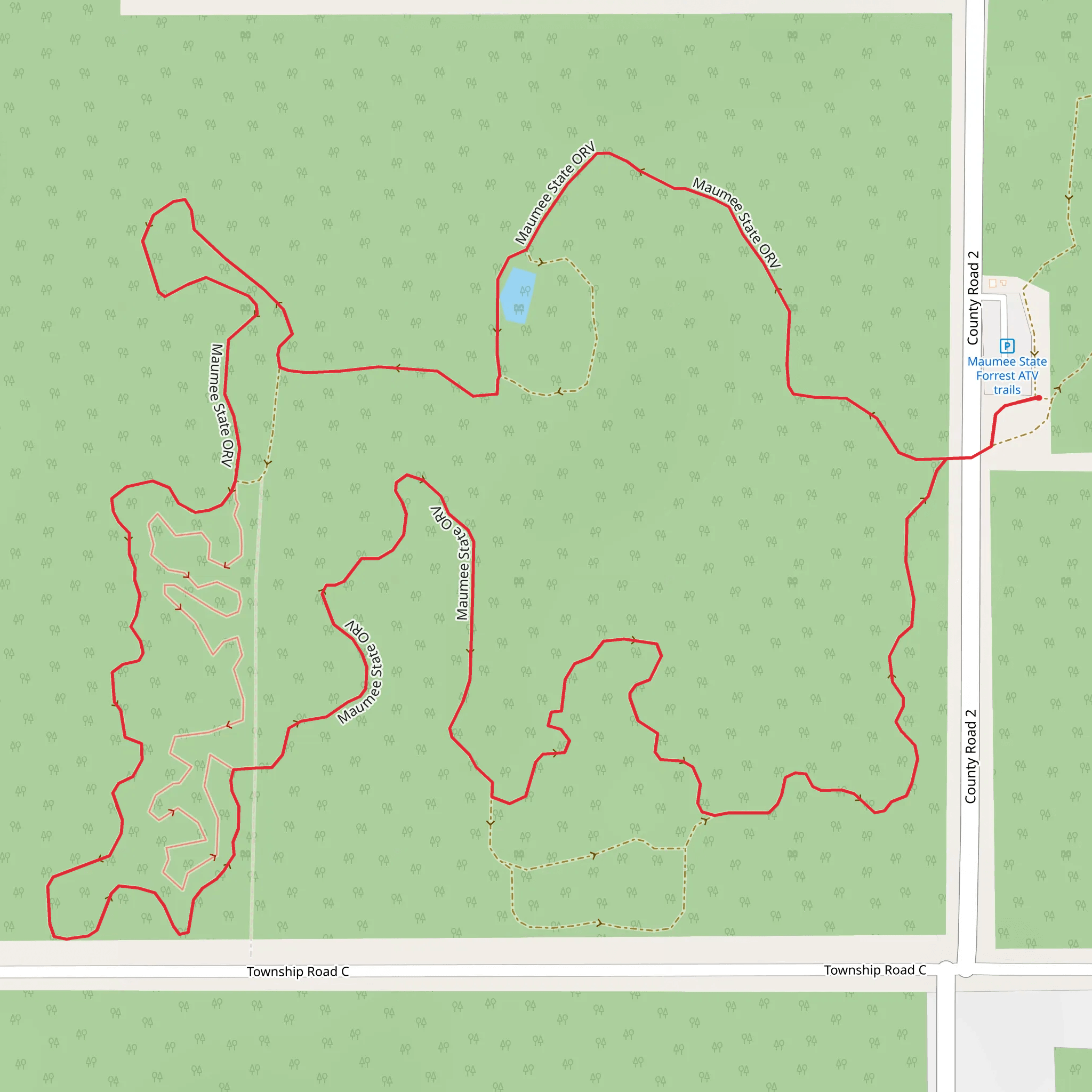 Maumee State Loop mobile static map