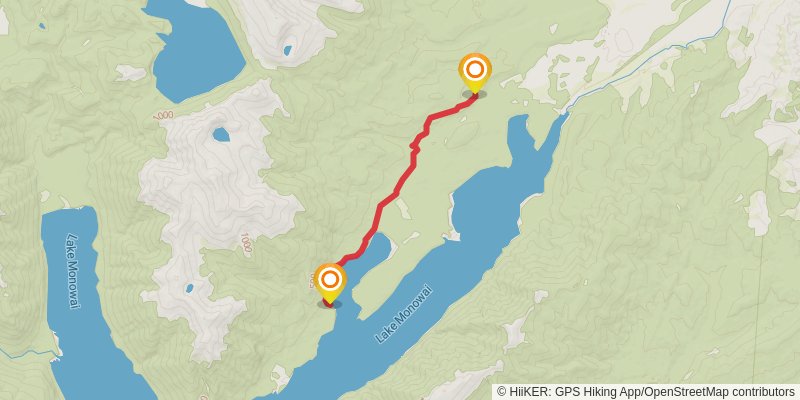 Rodger Inlet Track stage 1 Map