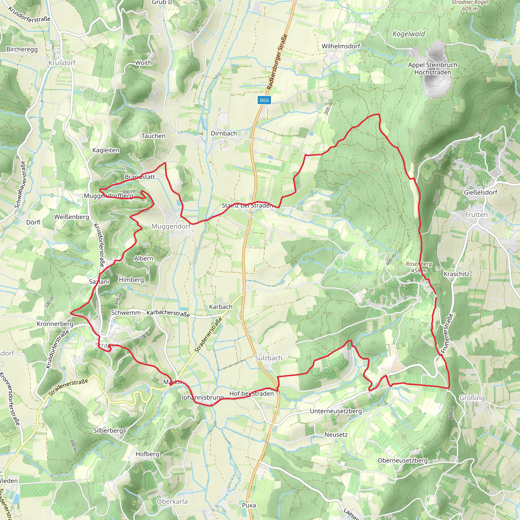 Um die Mitte - Auf den Spuren der Vulkane mobile static map