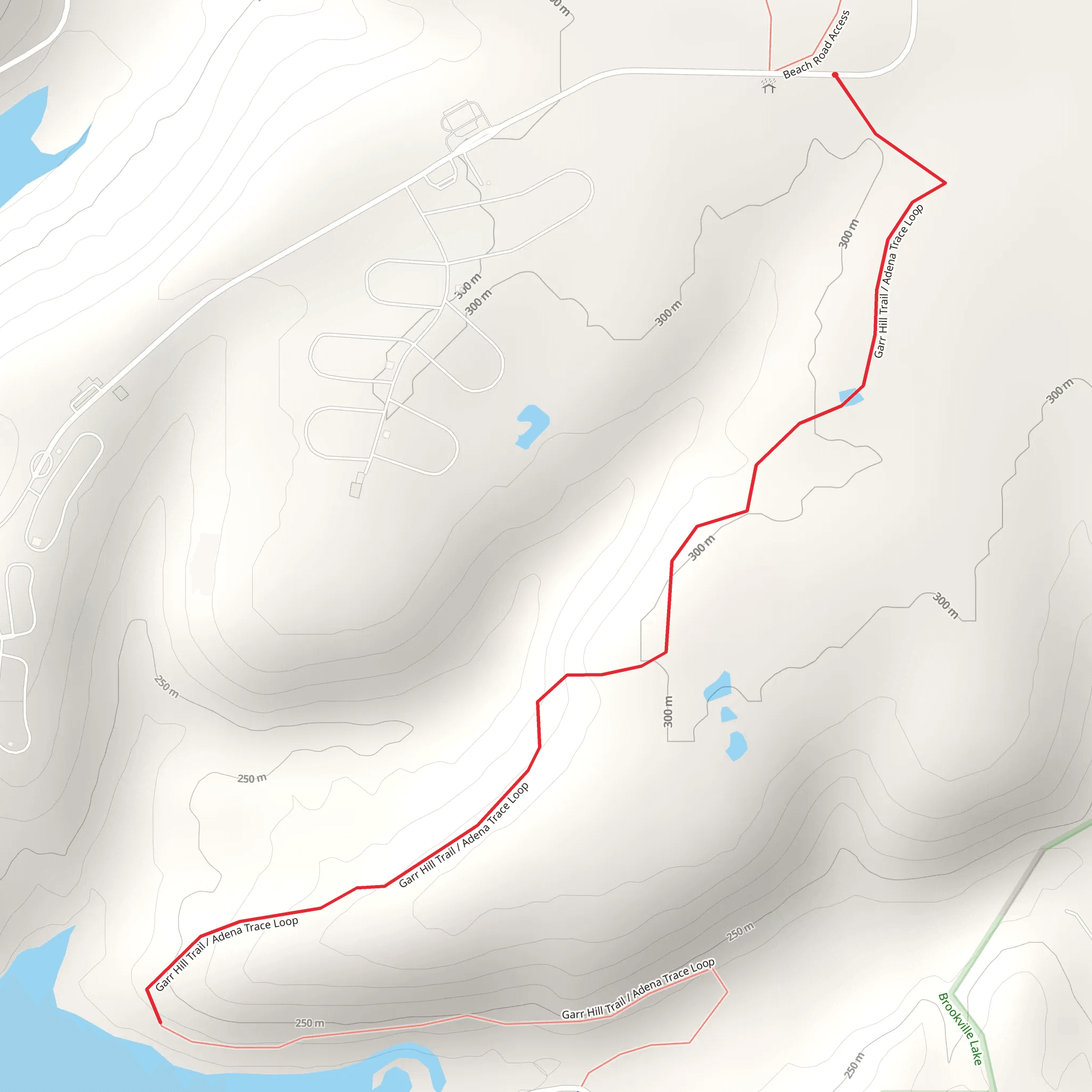 Templeton Creek via Garr Hill Trail mobile static map