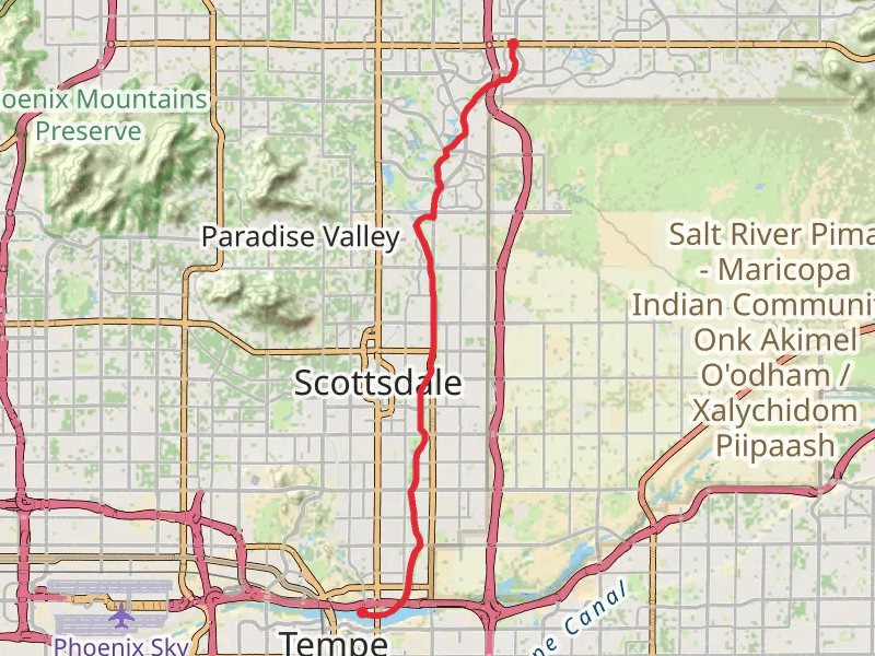 Camelback Walk and Tempe Greenbelt