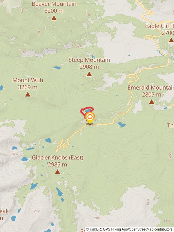 Bierstadt Lake Loop Trail mobile static map