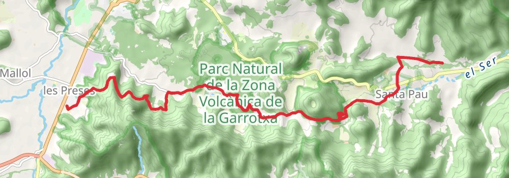 GR 2 La Junquera to Sant Adriá del Besos stage 5 Map