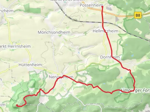 Bullenheim to Possenheim Walk