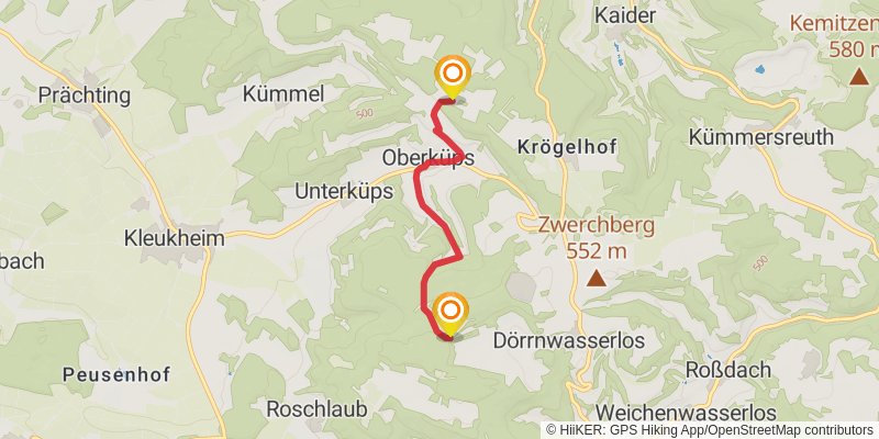 Frankenweg alt 4 Map
