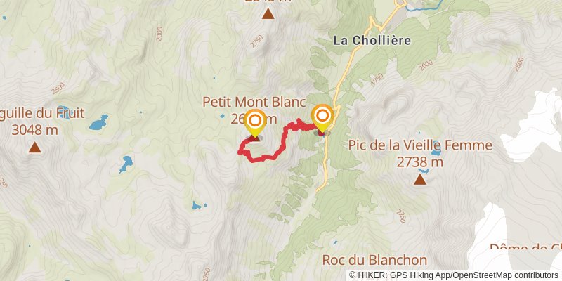 La Vanoise spur 1 Map