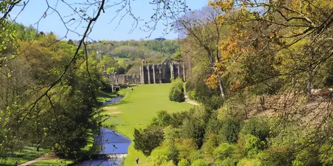 An image depicting the trail Ripon Loop in North Yorkshire and its surrounding area.