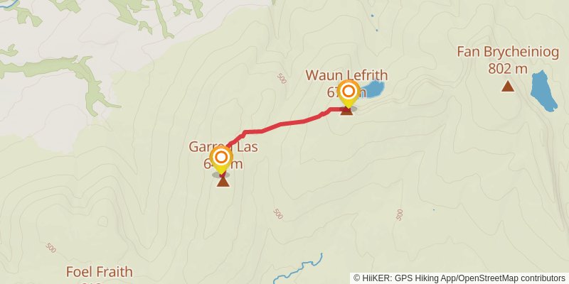 Beacons Way alt 2 Map