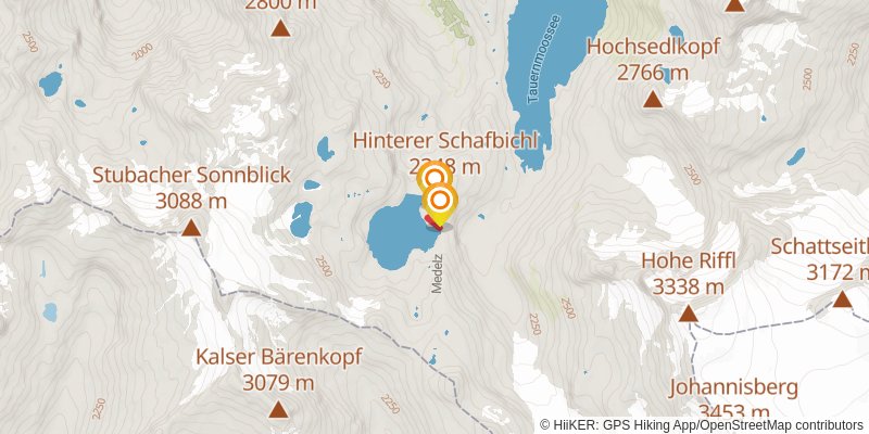 Die Glocknerrunde spur 2 Map