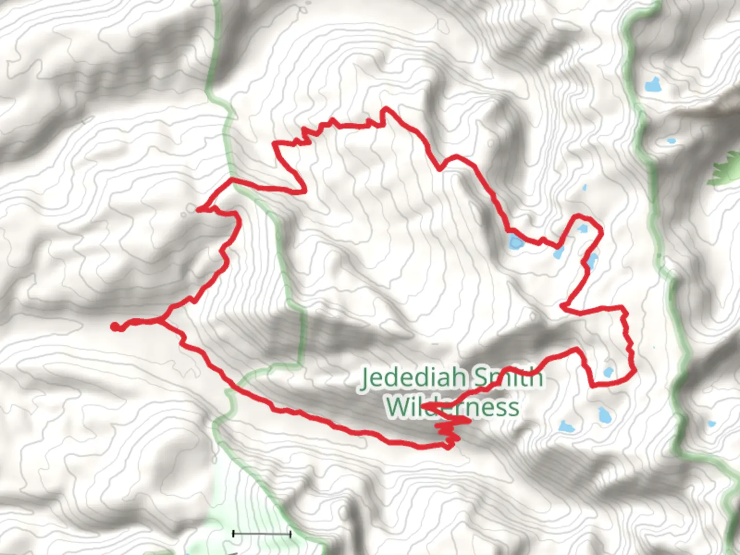 An image depicting the trail Tin Club Trail and South Leigh Trail and its surrounding area.