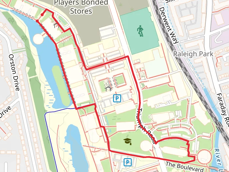 The Boulevard and Univ