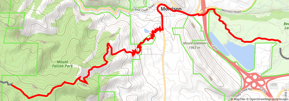 American Discovery Trail South Route stage 237 Map