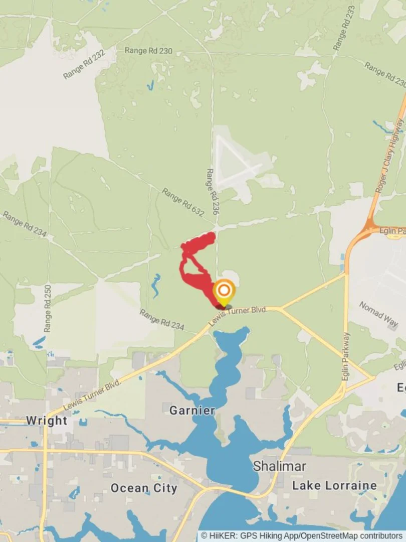 An image depicting the trail Lightwood Knot Creek - Timber Lake Trail and its surrounding area.
