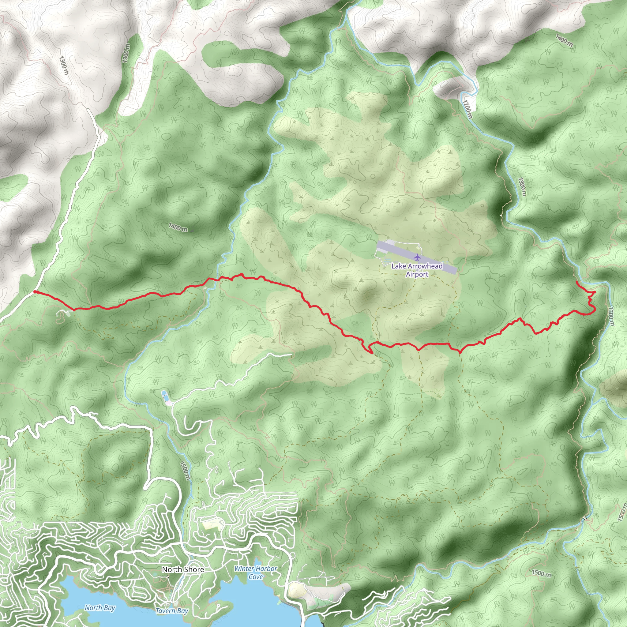 Willow Bypad Road and Crab Flats Road Walk mobile static map