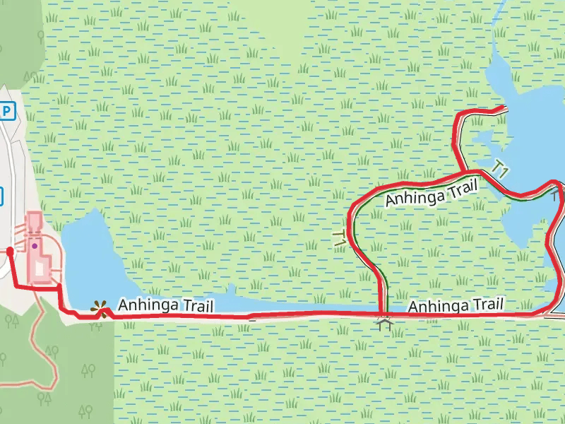 Anhinga Trail mobile static map