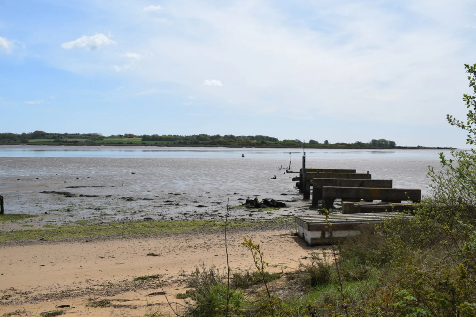 An image depicting the trail Fingringhoe Wick Nature Reserve and Holmwood Loop and its surrounding area.