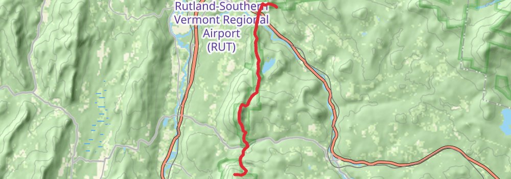 Appalachian Trail - Vermont stage 8 Map
