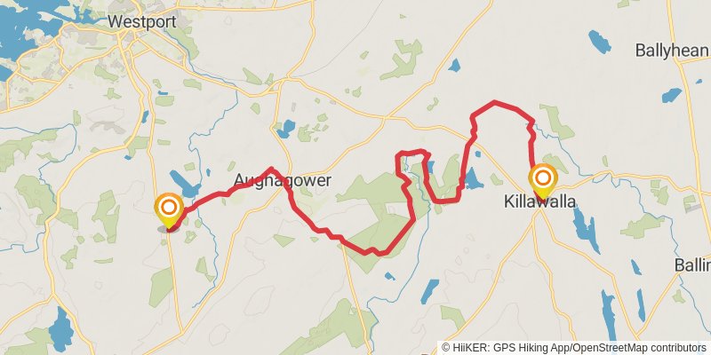 Croagh Patrick Heritage Trail stage 2 Map