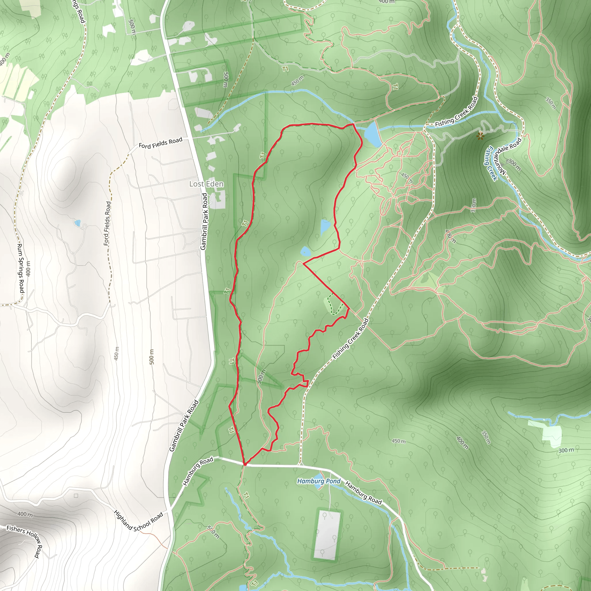 Blue Balls - Buck Flats Loop Trail mobile static map