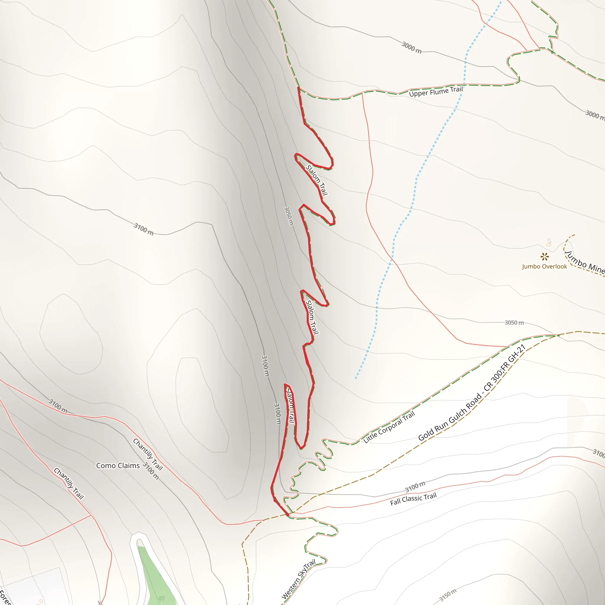 Slalom Trail mobile static map
