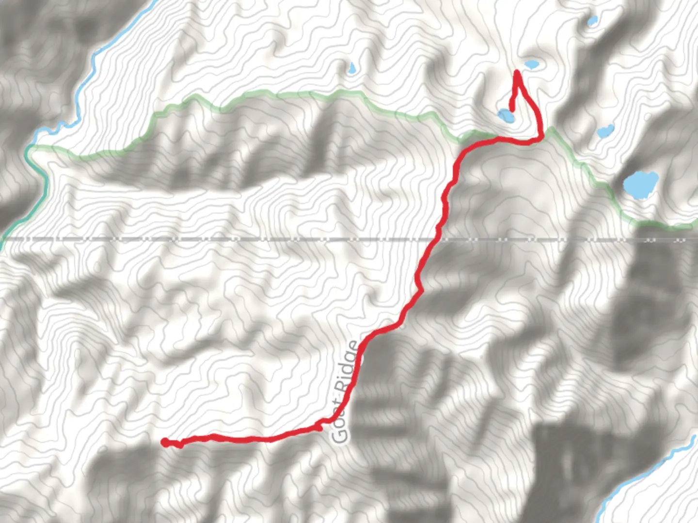 An image depicting the trail Larkins Peak and Lake and its surrounding area.