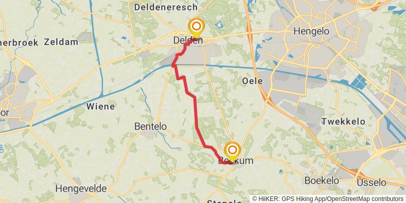 Overijssels Havezatenpad alt 3 Map