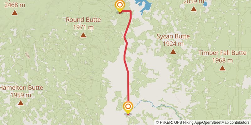 Woods Line State Trail stage 7 Map