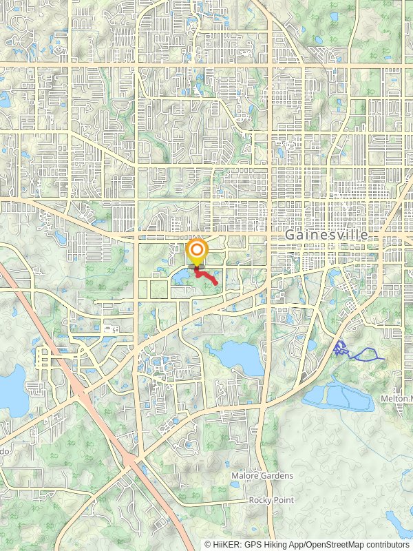 Lake Alice Field mobile static map