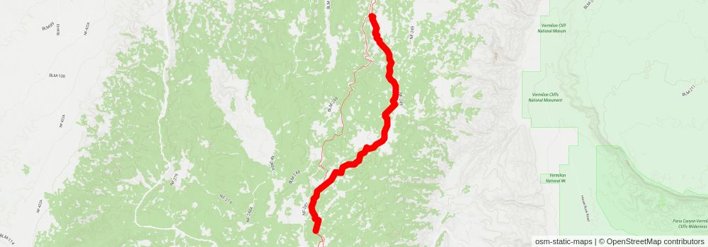 Southwestern Horseshoe Trail stage 47 Map