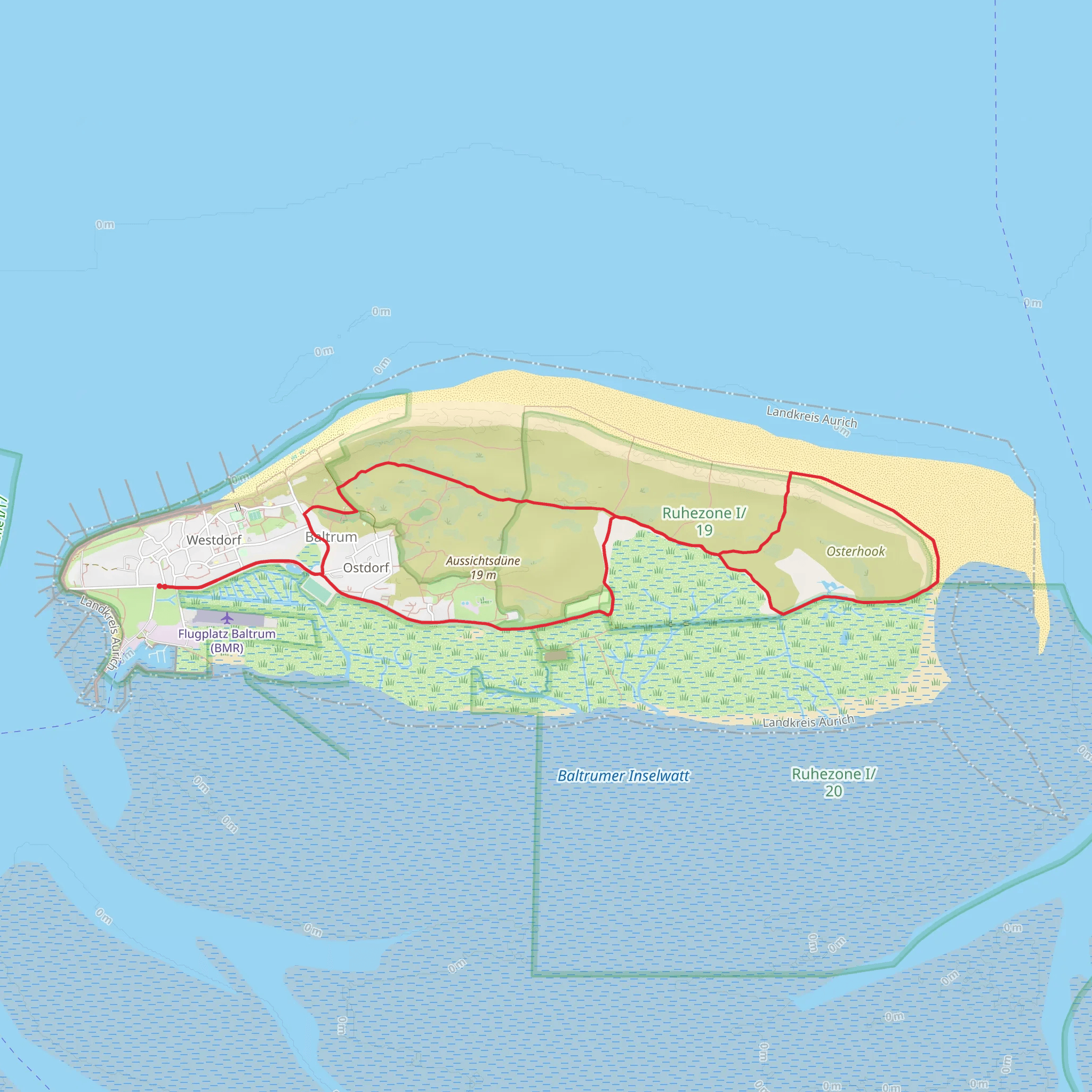 Ruhezone via Ost-Kap Abgang mobile static map