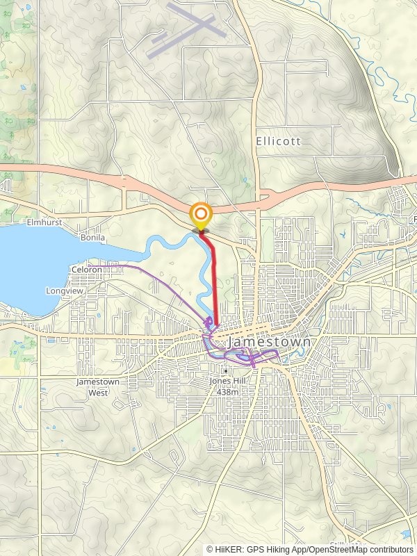 Chadakoin River via Greater Jamestown River Walk