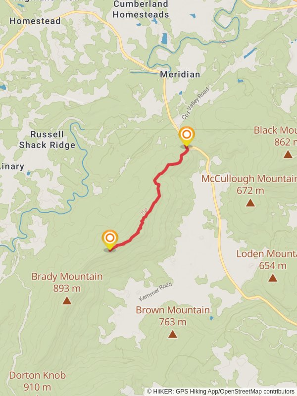 Brady Mountain Trail