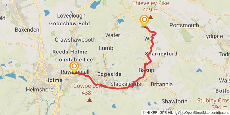 Irwell Sculpture Trail stage 3 Map