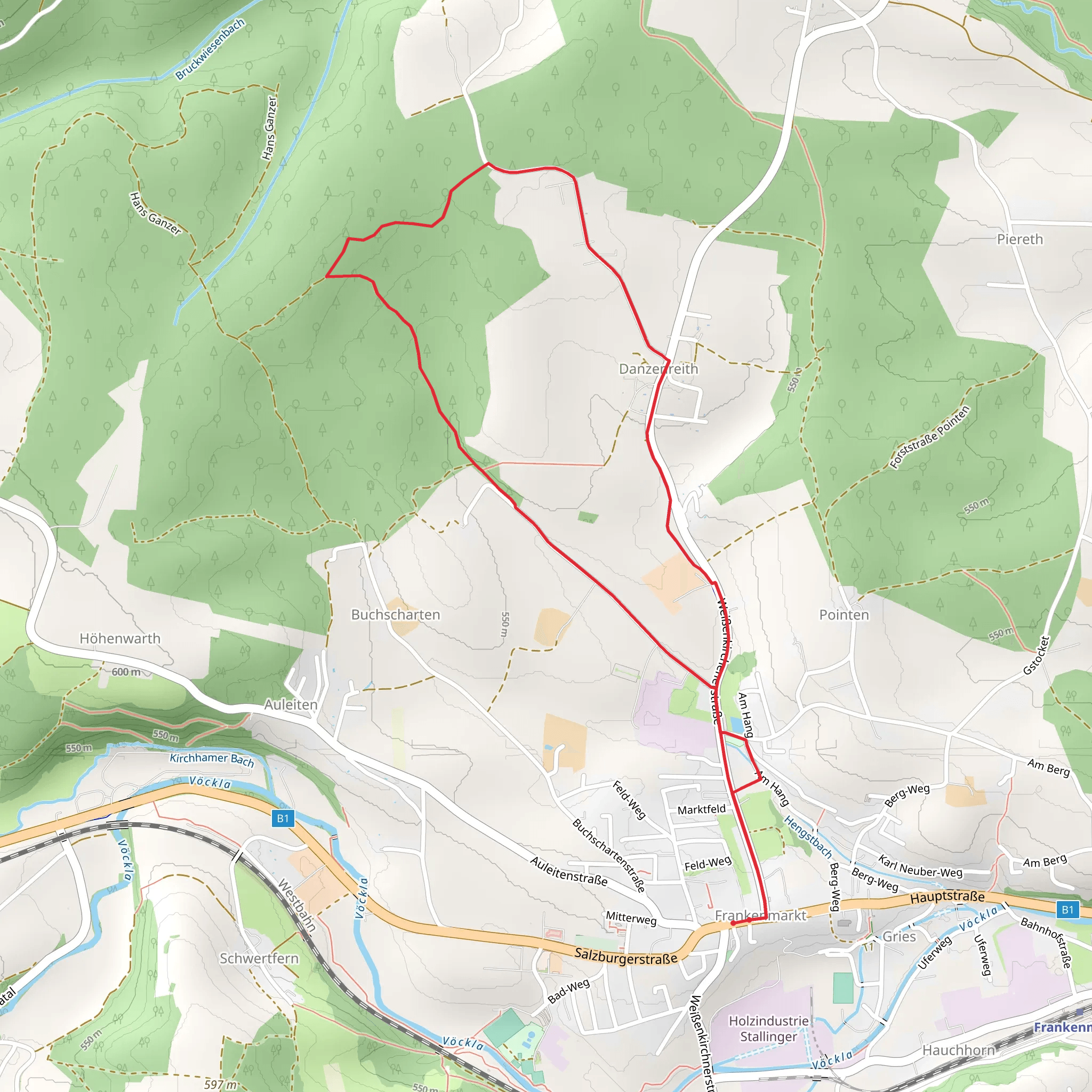 Forest idyll mobile static map