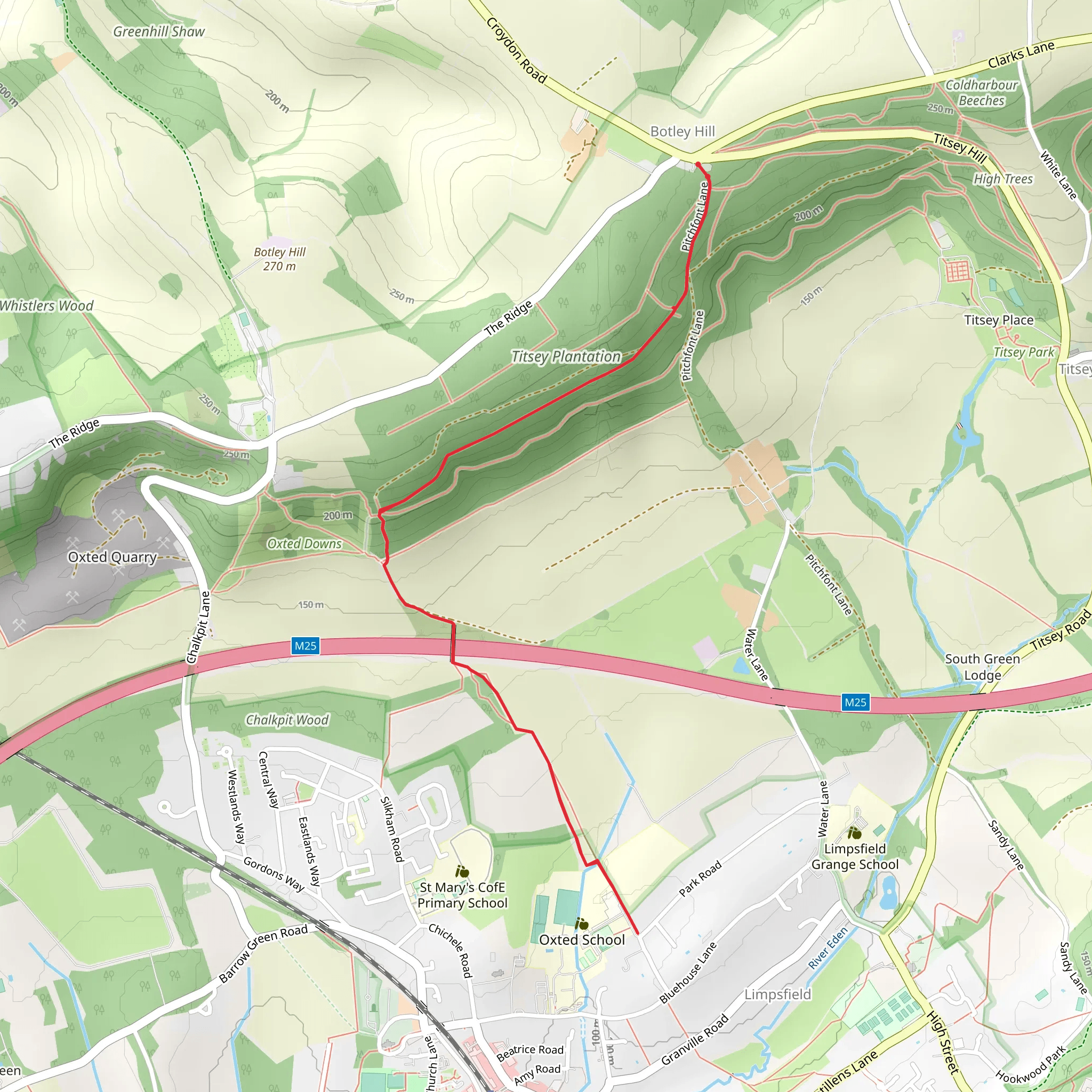 Titsey Plantation mobile static map