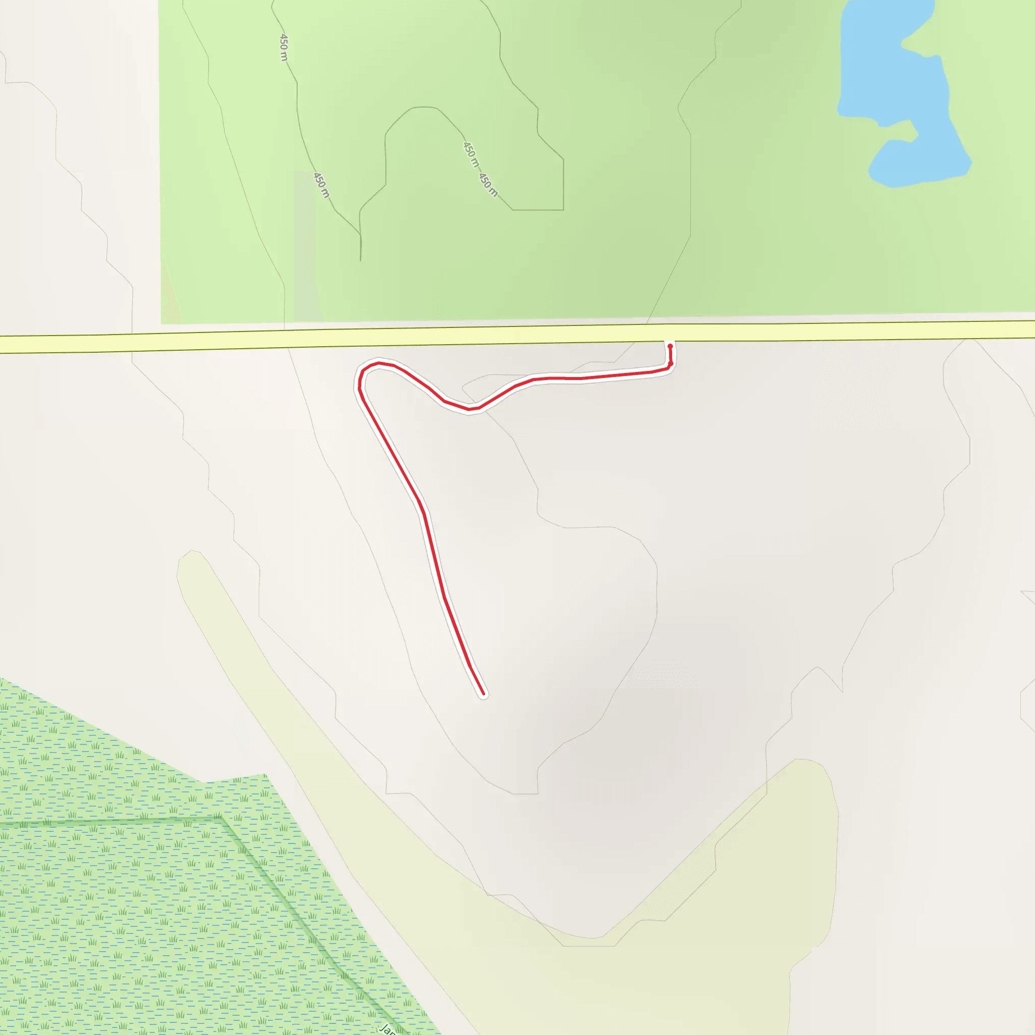 Jamestown Wildlife Area mobile static map