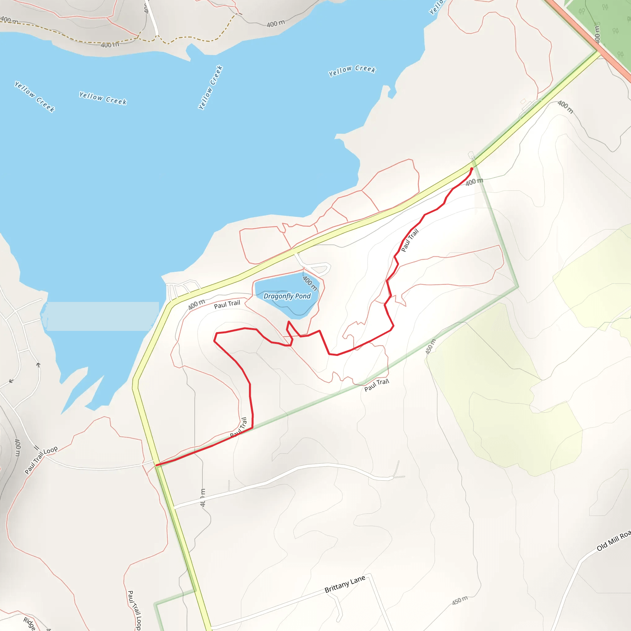 Paul Trail mobile static map