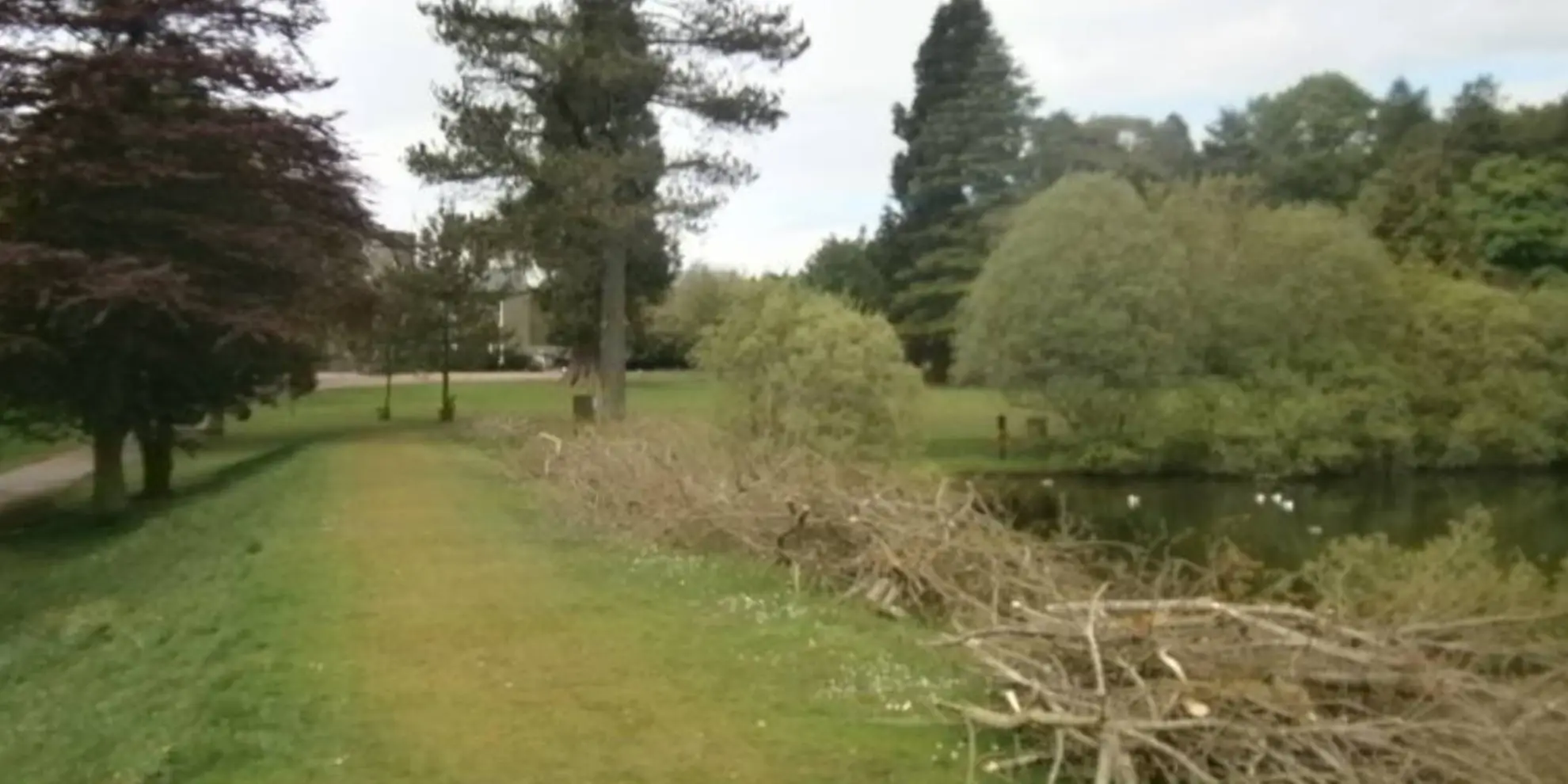 An image depicting the trail Monikie Country Park and its surrounding area.