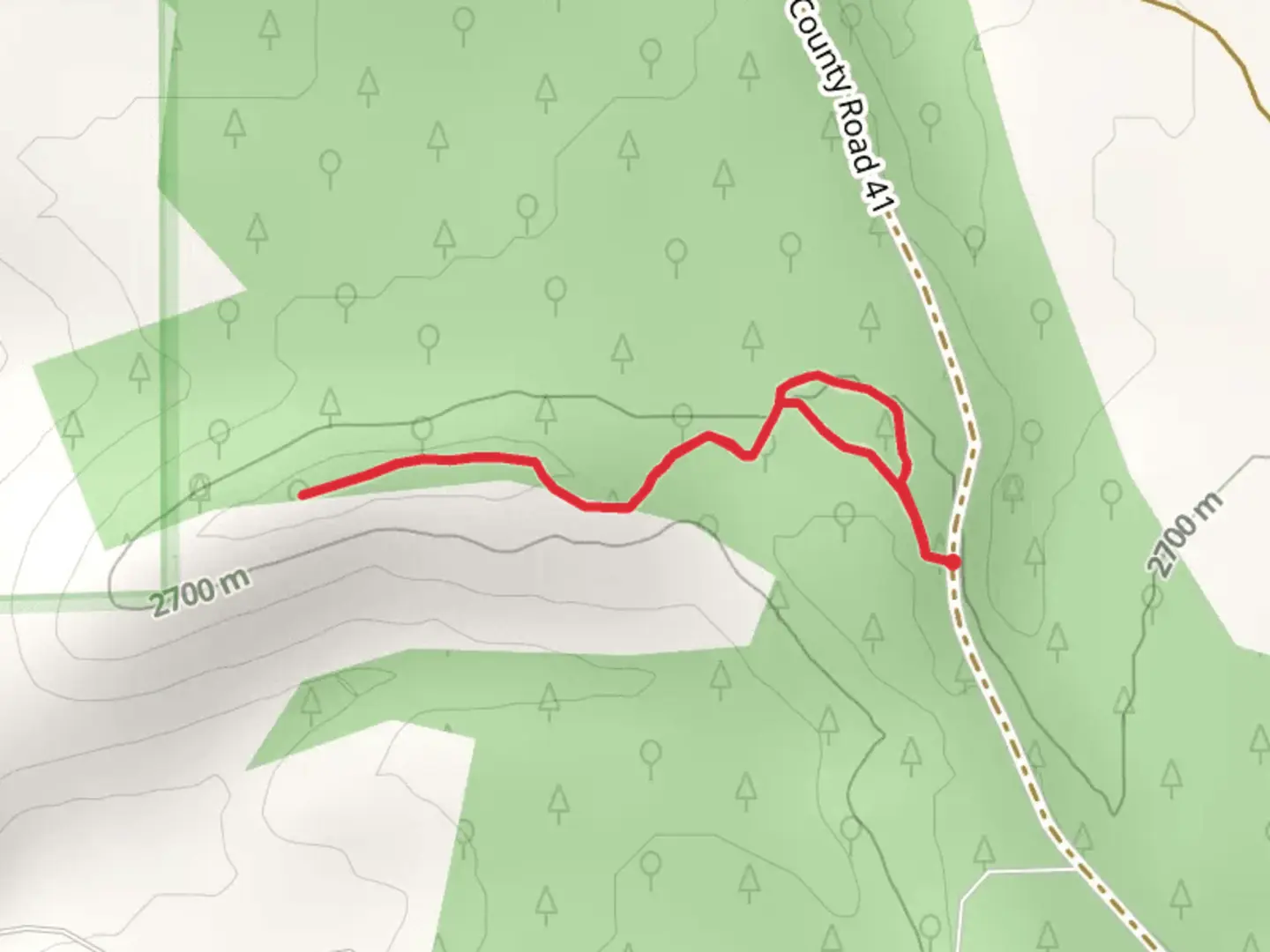 An image depicting the trail Mountain View Nature Loop Trail and its surrounding area.