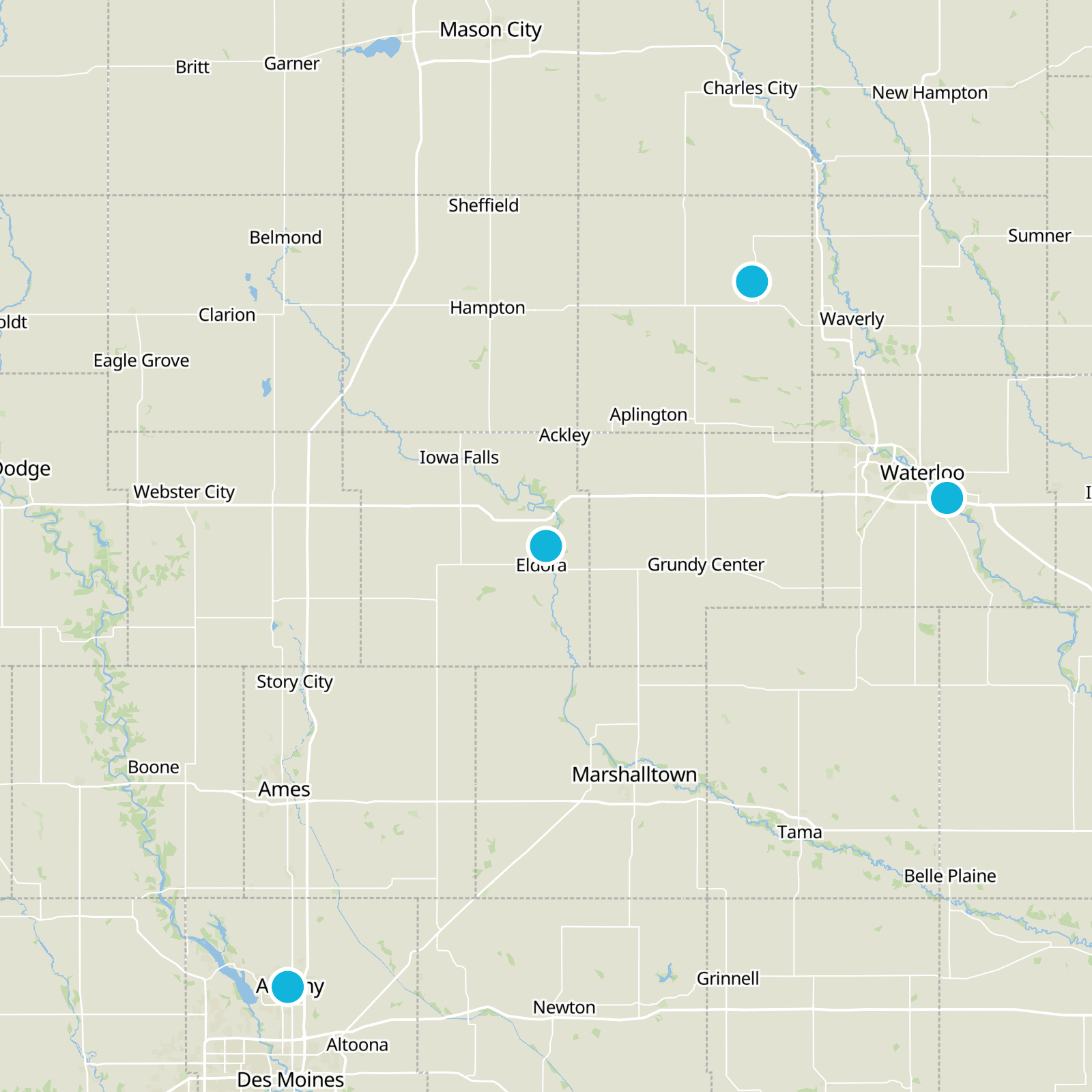 Hardin County Static Map