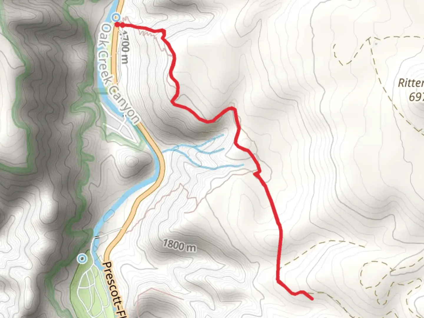 An image depicting the trail Cookstove Trail and its surrounding area.